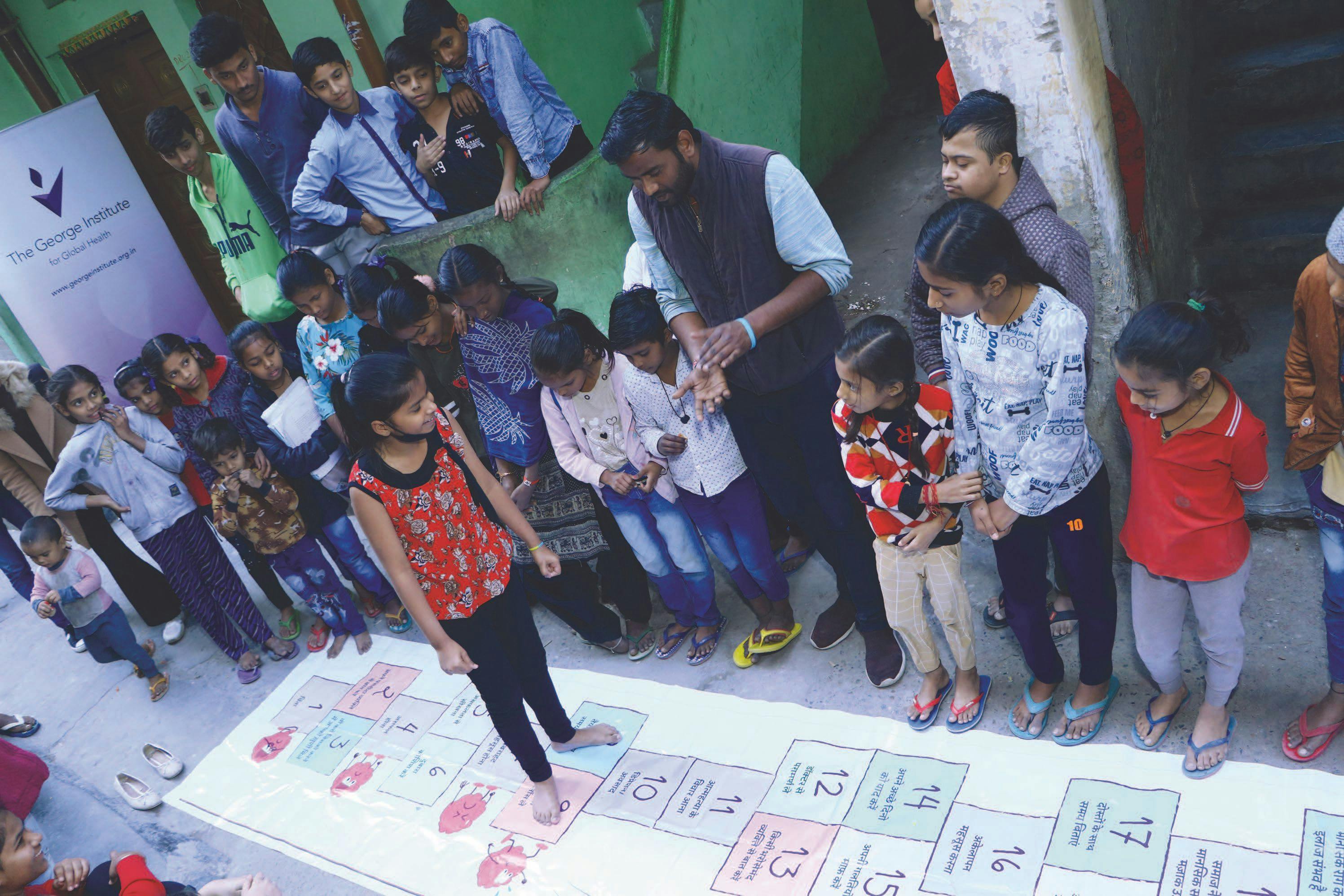 children activities as a part of George Institute's initiative 